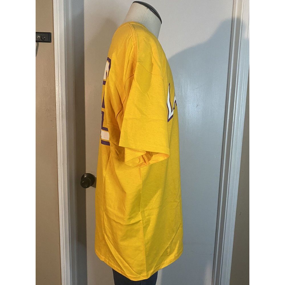 LA Lakers, Lebron James, #23, T Shirt, Yellow, L - Picture 4 of 5